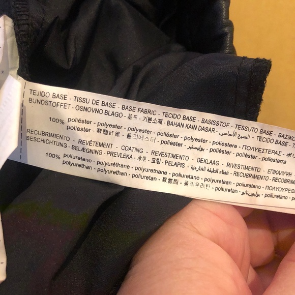 ZARA Faux Leather Pants. Size S - Picture 6 of 10